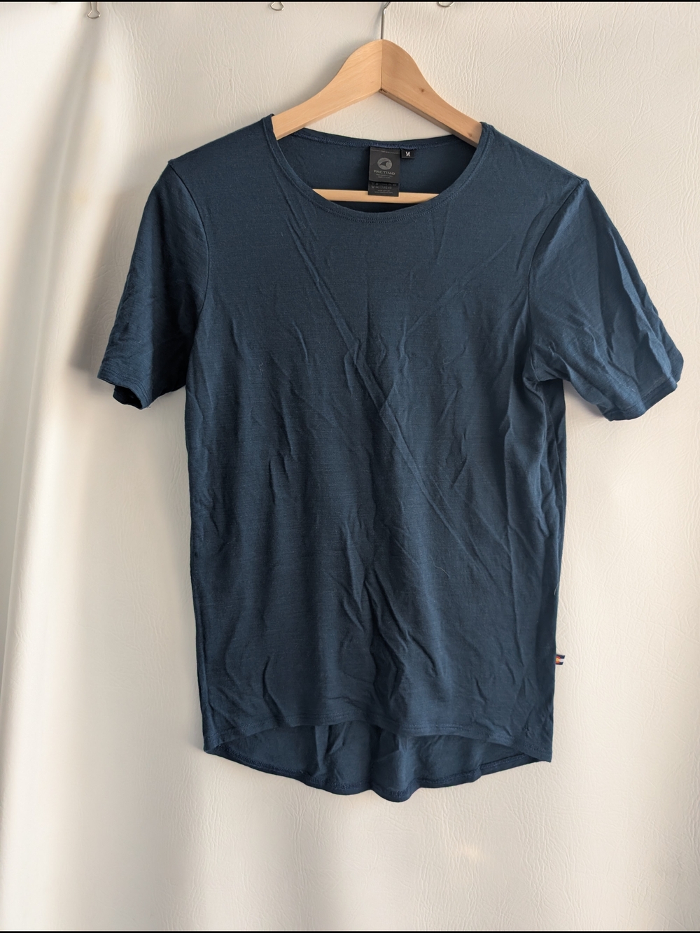 Pactimo Wool Tencel Crew Neck T-Shirt Base  Layer Short Sleeves - M